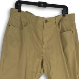 NWT JOS.A. Bank Mens Khaki Flat Front Casual Ankle Pants Size 38W X 29L alternative image
