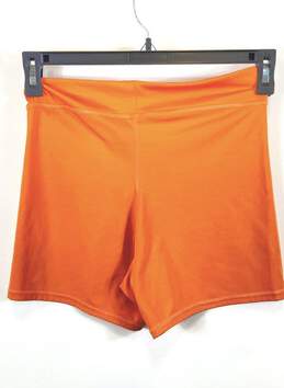Lacoste Women Orange Athletic Shorts Sz 38 alternative image