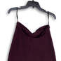 Womens Purple Strapless Sweetheart Neck Stretch Mini Dress Size Large image number 4