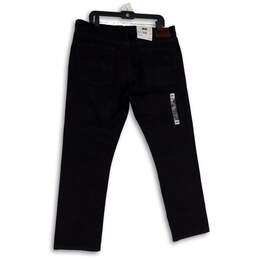 NWT Mens Blue Denim Dark Wash 5 Pocket Design Straight Leg Jeans Size 36x30 alternative image