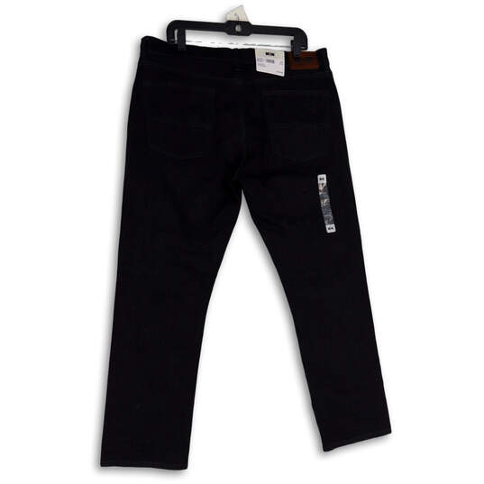 NWT Mens Blue Denim Dark Wash 5 Pocket Design Straight Leg Jeans Size 36x30 image number 2