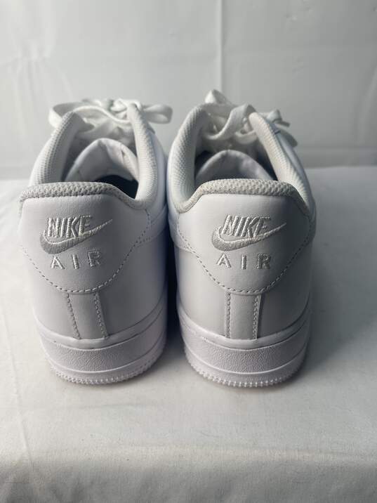 NIKE Mens White Air Force 1 Sneakers Size 10 image number 2