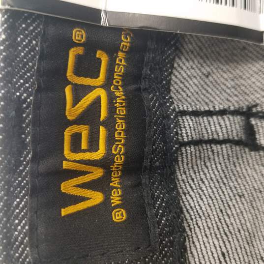Wesc Men Dark Grey Jeans XS NWT image number 4