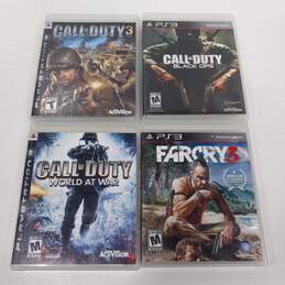 Bundle of Four Assorted PlayStation 3 Video Games