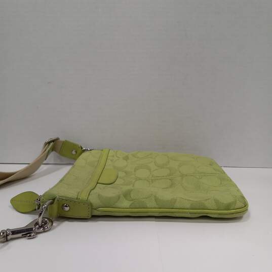 Pair of Authentic COACH Green Crossbody Purses image number 10