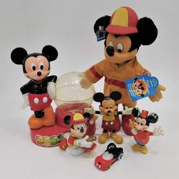 Vintage Disney Mickey Mouse Plush Figurine Toy Mixed Lot