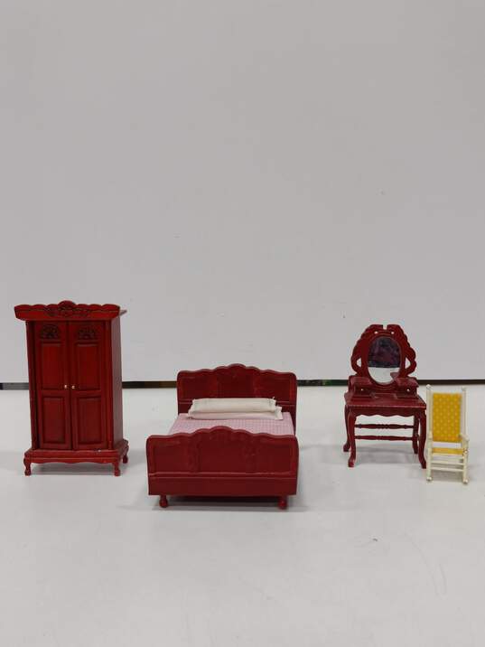 Melissa & Doug 3-Piece Doll Bedroom Furniture Set image number 1