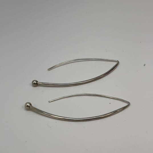 Designer Silpada 925 Sterling Silver Balancing Act Threader Dangle Earrings image number 3