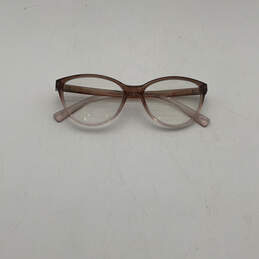 Womens AX3053 8257 Shiny Pink And Crystal Frame Full-Rim Cat-Eye Eyeglasses