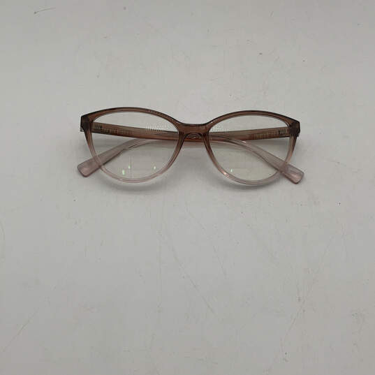 Womens AX3053 8257 Shiny Pink And Crystal Frame Full-Rim Cat-Eye Eyeglasses image number 1