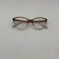 Womens AX3053 8257 Shiny Pink And Crystal Frame Full-Rim Cat-Eye Eyeglasses image number 1