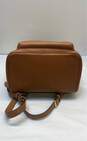 Kate Spade Pebble Leather Leila Dome Backpack Brown image number 3