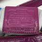 AUTHENTICATED Coach Purple Patent Leather Crossbody Bag image number 4