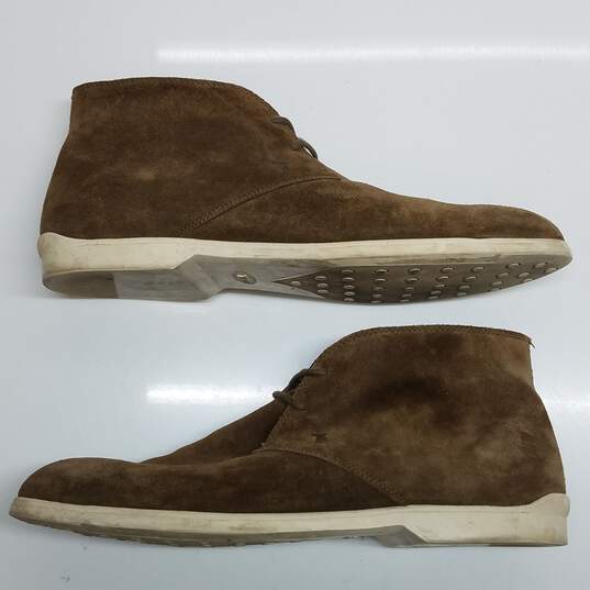 AUTHENTICATED MENS TOD'S SUEDE CHUKKA BOOTS SIZE 10.5 image number 3