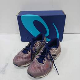 Asics Women's Gel-Cumulus 21 Violet Blush Dive Blue Athletic Sneakers Size 11