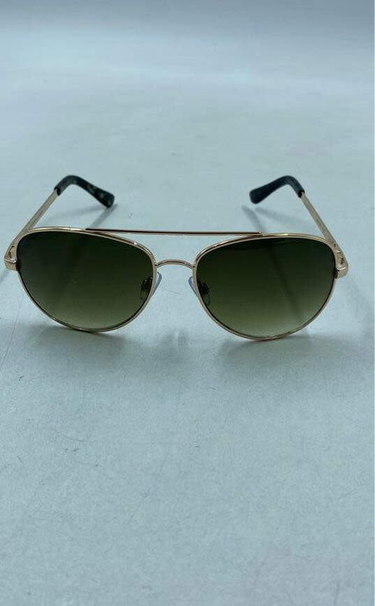 Oscar De La Renta Green Sunglasses - Size One Size image number 2