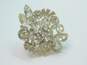 VNTG Weiss Icy & Smoky Rhinestone Statement Brooches 51.7g image number 7