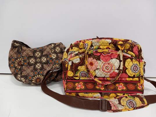 Bundle of 2 Assorted Vera Bradley Floral Bags image number 3