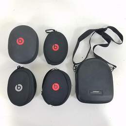 Assorted Bundle Lot of 5 Audio Headphone Cases Beats Bose
