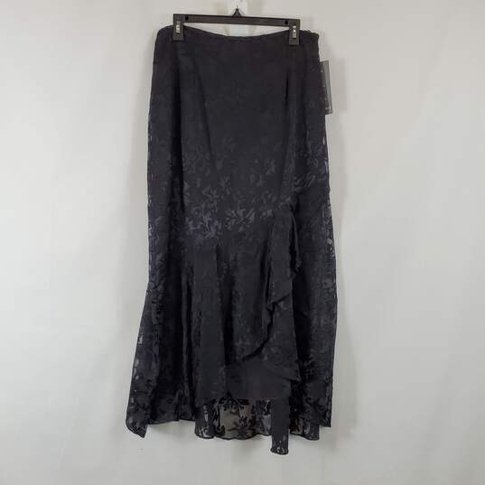 J.R Nites By Caliendo Women's Black Long Skirt SZ 12 NWT image number 1