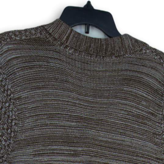 NWT Jones New York Womens Brown Cap Sleeve Button Front Cardigan Sweater Size XL image number 4