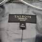 Talbots Gray Wool Blend Blazer Button Up Jacket Size 4p image number 3