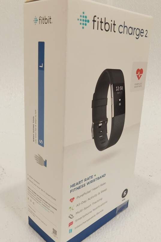 Fitbit Brand Charge 2 Model Heart Rate and Fitness Wristband (Size Small)(Sealed) image number 4
