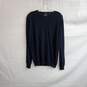 Oscar Jacobson Navy Blue Knit Sweater MN Size M image number 1