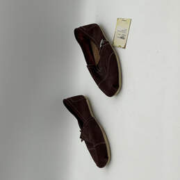 NWT Mens Classic Brown Suede Round Toe Comfort Slip-On Shoes Size 9 alternative image