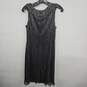 Metallic Tiered Ruffled Sleeveless Dress image number 2