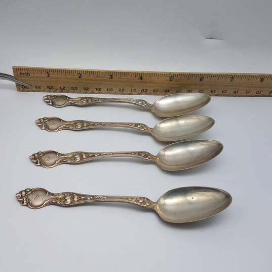R. Wallace & Son Monogrammed Spoon Bundle 4pcs 64.3g image number 7