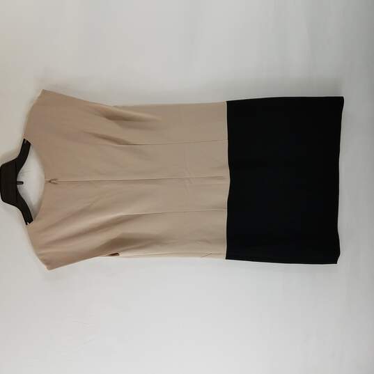 DKNY Women Tan Sleeveless Dress S image number 2