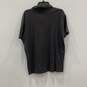 Theory Mens Black Bron B Cardasis Spread Collar Short Sleeve Polo Shirt Size L image number 2