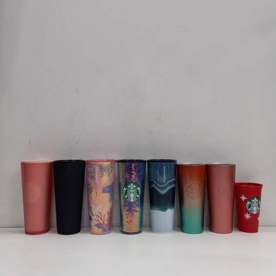 Lot of Eight Assorted Starbucks Cups image number 4