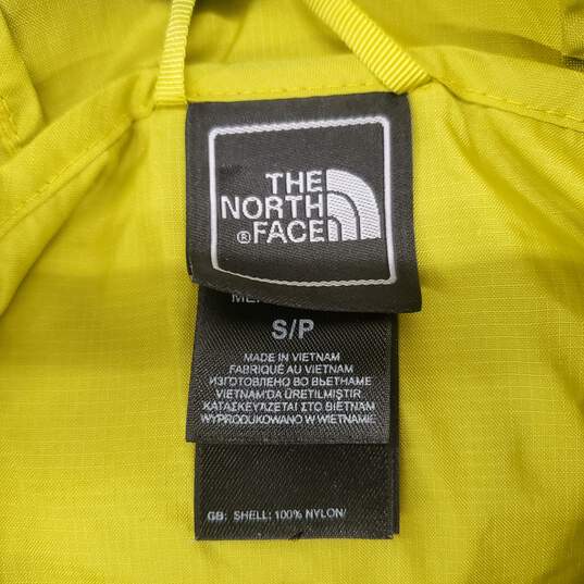 The North Face Lime Green Nylon Windbreaker Jacket Men's Size S image number 3