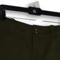 Womens Green Flat Front Flap Pocket Cargo Shorts Size 12P image number 3