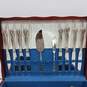 61 Piece Silver-Plated Flatware in Wooded Case image number 2