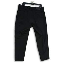 Mens Black Denim Dark Wash 5-Pocket Design Straight Leg Jeans Size 36x34 alternative image