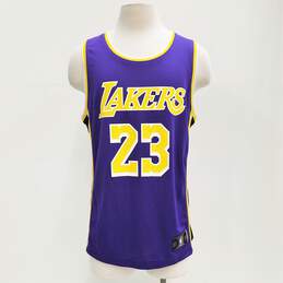 Fanatics Men's L.A. Lakers James #23 Purple Jersey Sz. M