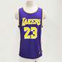 Fanatics Men's L.A. Lakers James #23 Purple Jersey Sz. M image number 1