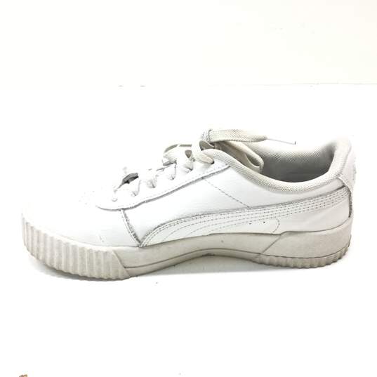 Puma White Shoes Size 7 image number 2