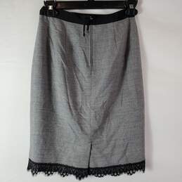 Rebecca Taylor Women Grey Skirt Sz 0 NWT alternative image