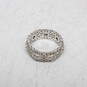 Tacori Signed Sterling Silver CZ Accent Ring Size 9.50 - 8.1g image number 2