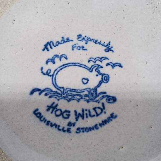 4pc Set of Louisville Stoneware Hog Wild Stoneware Bowls image number 5