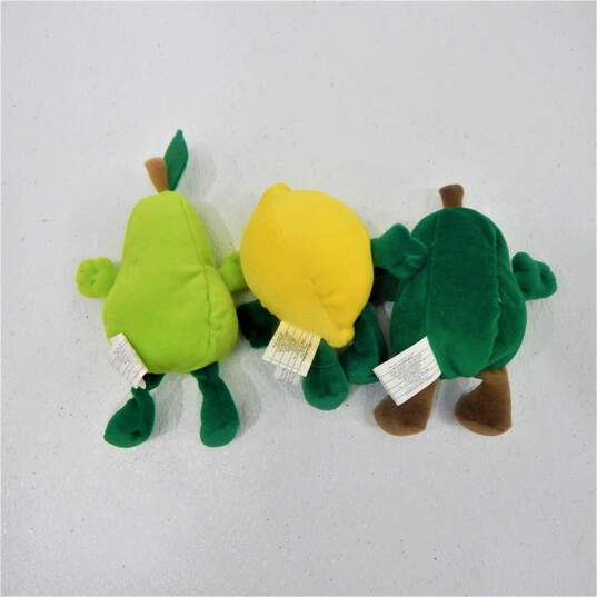 VTG 1996 Toy Box Creations Veggie Friends & Fruit Seedies Plush Toys Set of 6 image number 3
