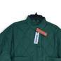 NWT Steve Madden Womens Green Mock Neck Full-Zip Cropped Puffer Jacket Sz M image number 3