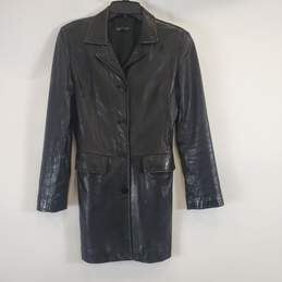 John Carlisle Women Black Leather Jacket XS