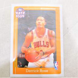 2012 Derrick Rose Panini NBA Math Hoops 5x7 Card Chicago Bulls
