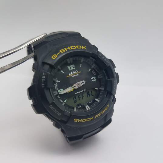 Casio G-Shock G-100 44mm Black Dial Digital Analog Watch 61g image number 9