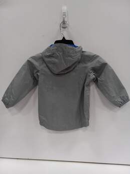 The North Face Toddlers Gray Full Zip Hooded Rain Coat Jacket Size 3T/3B alternative image